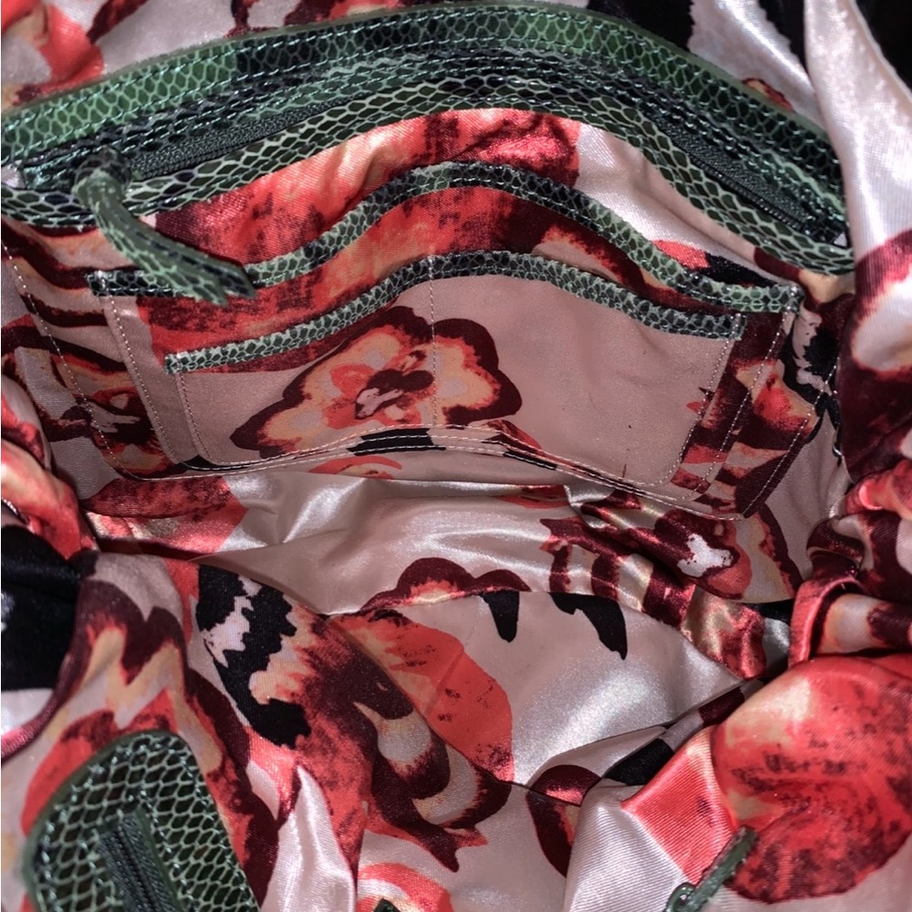 Kate Landry Python Print Handbag - image 5